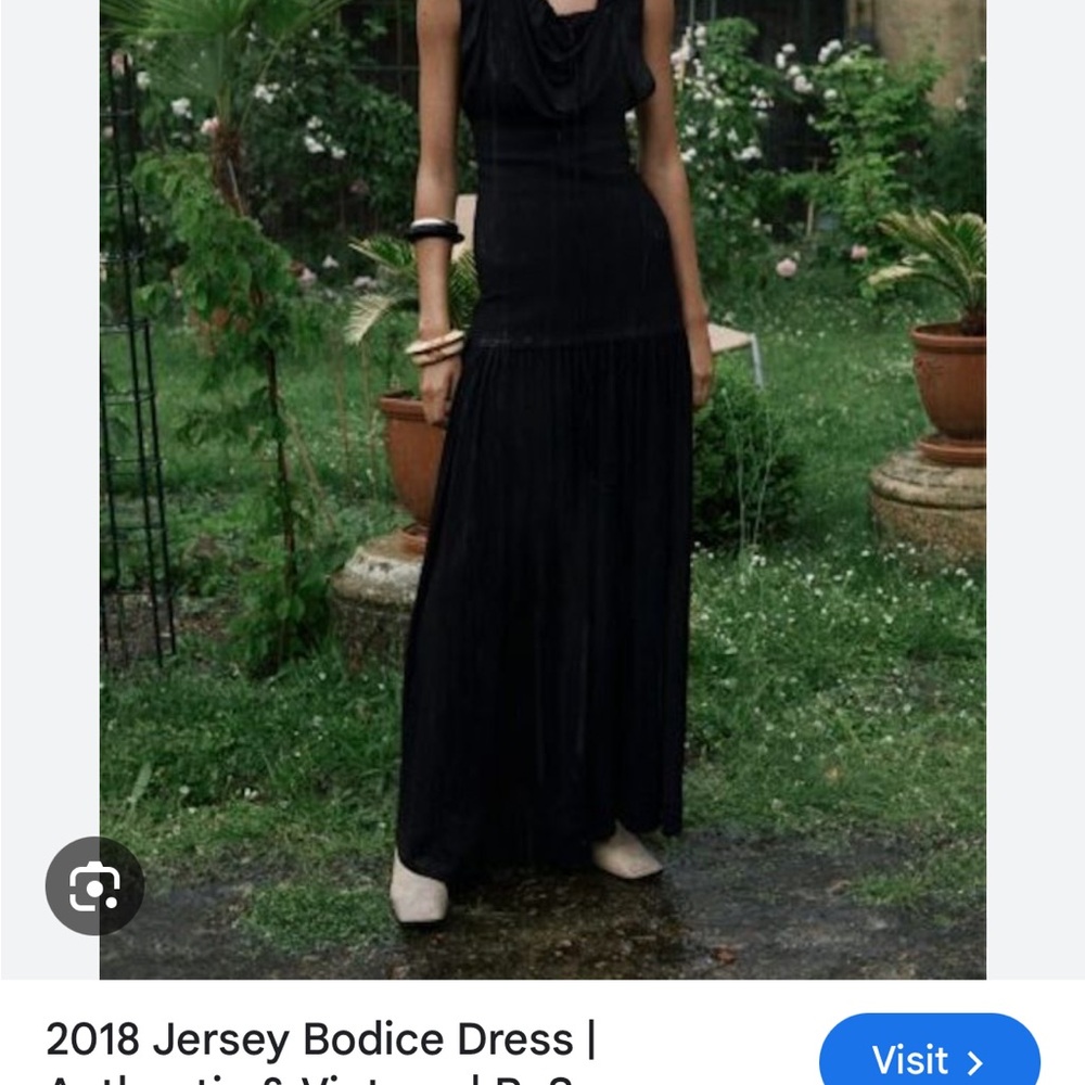 Celine Black Maxi Dress